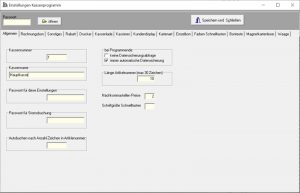 Kasse Profi 2020 Einstellungen