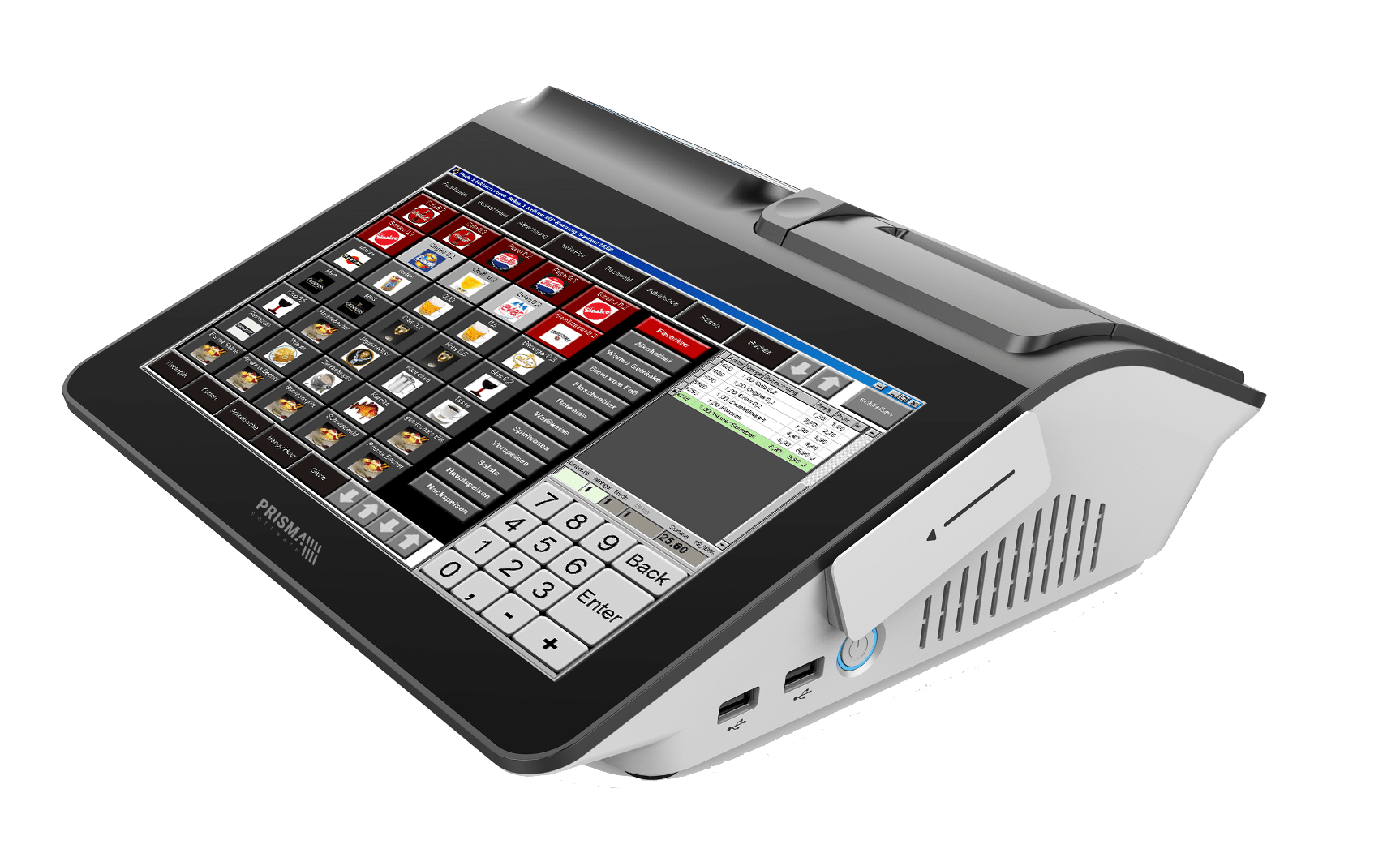 PRISMA Touch Compact - die Kassensoftware für Ihren Gastronomiebetrieb