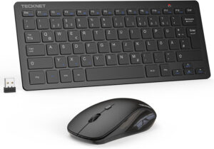 Kabellose Tastatur und Maus